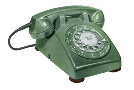avocado-green-dial-phone-telephone-vintage-1960's-baby-boomer